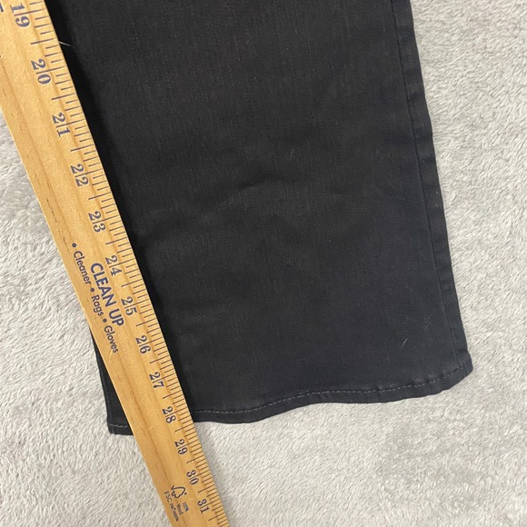 Madewell Jeans Womens 23 Petite Black Curvy Skinny Flare Denim High Rise NM920 - Picture 9 of 13